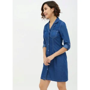54039514794_7c0526e744_o_d-1000x1000-1.webp Generic Women's Denim Solid Long Sleeves Above Knee Dress (Blue)