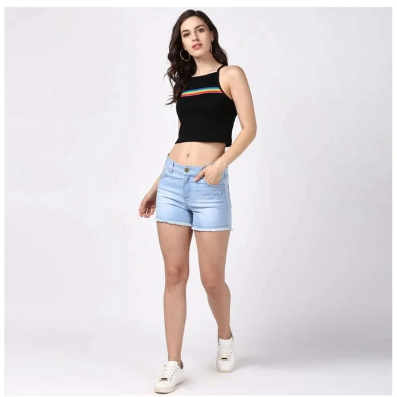54039522624_19cbedf99b_o_d-1000x1000-1.webp Generic Women's Denim Solid Buttoned Shorts (Blue)