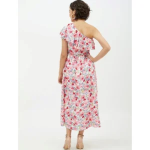54039634770_1bb6bf9172_o_d-1000x1000-1.webp Generic Women's Polyester Floral One Shoulder Calf-length Dress (Multicolor)