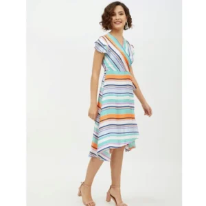 54039635025_17eec22d7d_o_d-1000x1000-1.webp Generic Women's Satin Striped Short Sleeve Knee-Length Dress (Multicolor)