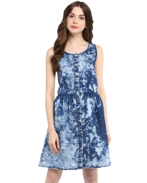 54040648657_8ec8654093_o_d-1000x1000-1.webp Generic Women's Denim Tie & Dye Sleeveless Above Knee Dress (Blue)