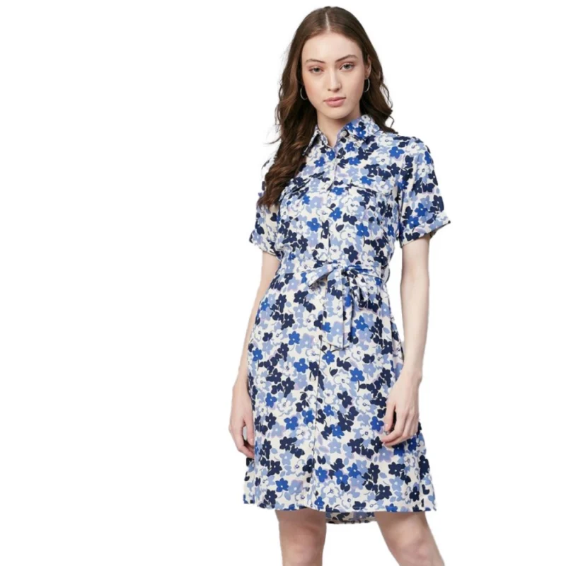 54041513611_65f59acab1_o_d-1000x1000-1.webp Generic Women's Polyester Floral Short Sleeve Above Knee Dress (Blue - White)