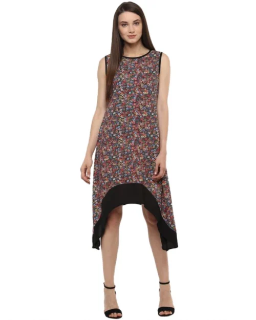 54041764018_feea3fbd81_o_d-1000x1000-1.webp Generic Women's Polyester Printed Sleeveless Knee-Length Dress (Multicolor)