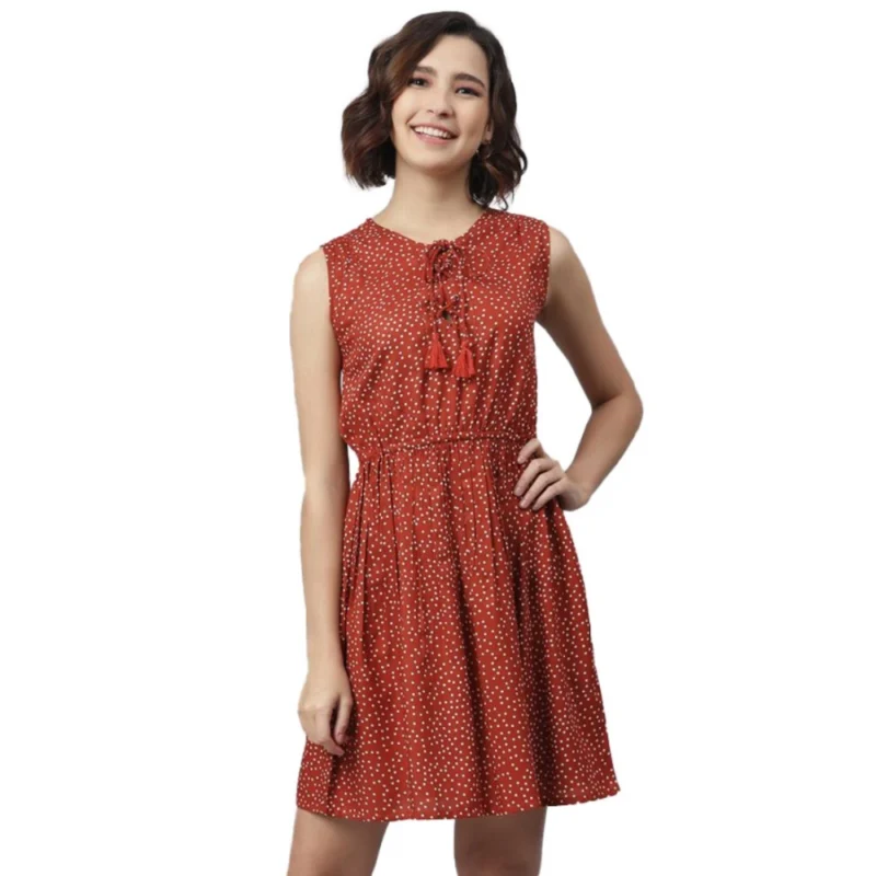 54041959620_66b577dcf8_o_d-1000x1000-1.webp Generic Women's Rayon Polka Sleeveless Above Knee Dress (Rust)