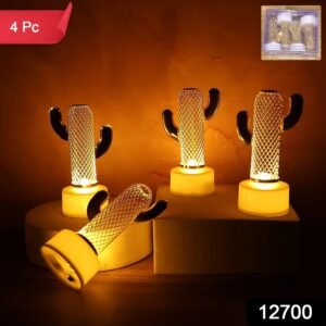 Cactus Shaped Flameless LED Candles – Safe Decorative Flickering Glow