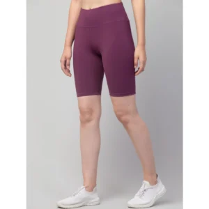 54156153607_a9e4b90d67_o_d-1000x1000-1.webp Generic Women's Polyester Solid Above Knee High-Rise Shorts (Purple)