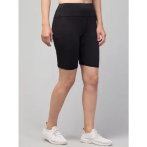 54157015491_d5d3528c65_o_d-1000x1000-1.webp Generic Women's Polyester Solid Above Knee High-Rise Shorts (Black)
