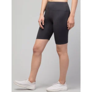 54157333849_c135356e8f_o_d-1000x1000-1.webp Generic Women's Polyester Solid Above Knee High-Rise Shorts (Grey)