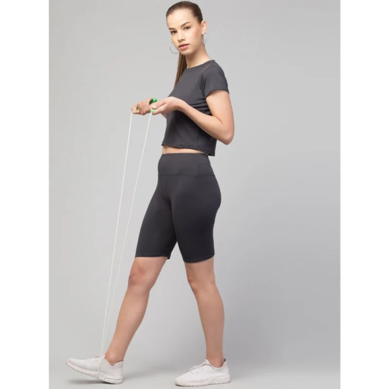 54157471095_43b915288c_o_d-1000x1000-1.webp Generic Women's Polyester Solid Above Knee High-Rise Shorts (Grey)