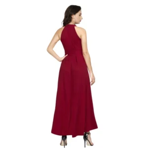 54162968061_ecd6594099_o_d-1000x1000-1.webp Generic Women's Polyster Solid Halter Neck Sleeveless Dress (Maroon)