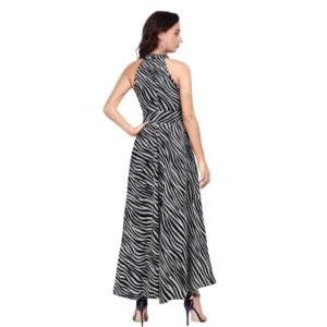 54163242928_9bcfa3f925_o_d-1000x1000-1.webp Generic Women's Polyester Zebra Pattern Halter Neck Sleeveless Dress (Navy Blue)
