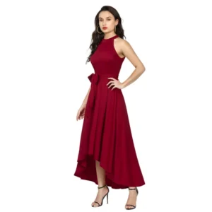 54163283299_088741d5d5_o_d-1000x1000-1.webp Generic Women's Polyster Solid Halter Neck Sleeveless Dress (Maroon)