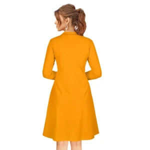 54163288274_fc760252ff_o_d-1000x1000-1.webp Generic Women's Knitting stretchable Solid Round Neck Full Sleeve Dress (Yellow)