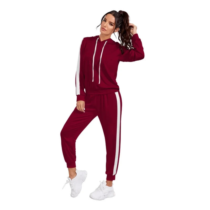 54163288914_520ae6cb09_o_d-1000x1000-1.webp Generic Women's Knitting stretchable Solid Hooded Neck Full Sleeve Track Suit (Maroon)