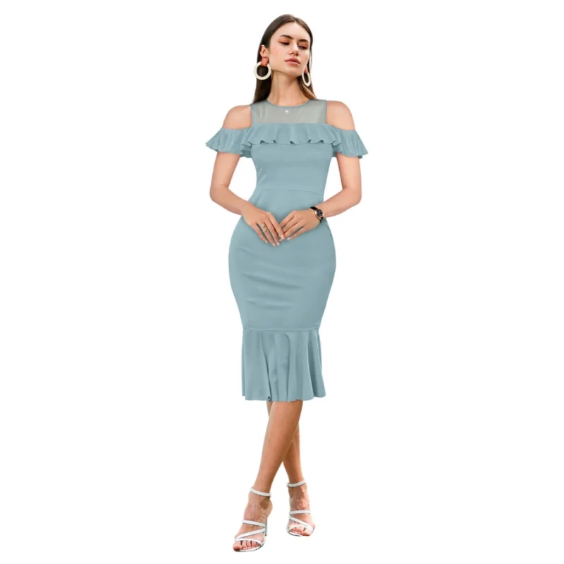 54163426060_c7bc334ff5_o_d-1000x1000-1.webp Generic Women's Knitting stretchable Solid Round Neck Sleeveless Dress (Pista )