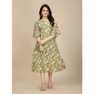 54254739367_da6d0e2277_o_d-1000x1000-1.webp Generic Women's Georgette Printed Round Neck Short Sleeve Dress (Green)
