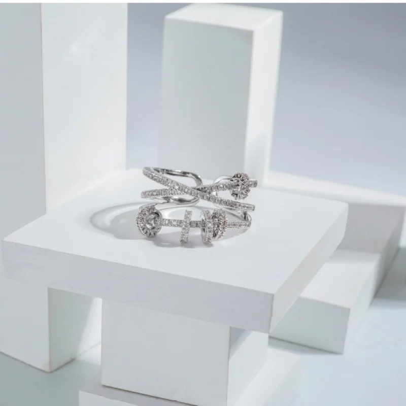 Generic Stainless Steel Silver High-quality Freesize Ring (Silver Plated)