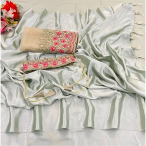 54337300134_d81bec21de_o_d-1000x1000-1.webp Generic Women's Satin Solid Saree With Unstitched Blouse (Offwhite, 5-5 Mtrs)