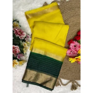54434613547_706d4b6754_o_d-1000x1000-1.webp Generic Women's Khadi Cotton Solid Saree With Unstitched Blouse 5.5Mtr (Yellow)