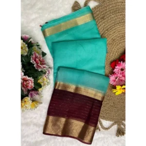 54435473106_15bb844782_o_d-1000x1000-1.webp Generic Women's Khadi Cotton Solid Saree With Unstitched Blouse 5.5Mtr (Sky Blue)