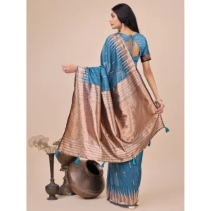 54442783840_50dc0dea4e_o_d-1000x1000-1.webp Generic Women's Linen Cotton Printed Saree With Unstitched Blouse 5.5Mtr (Blue)