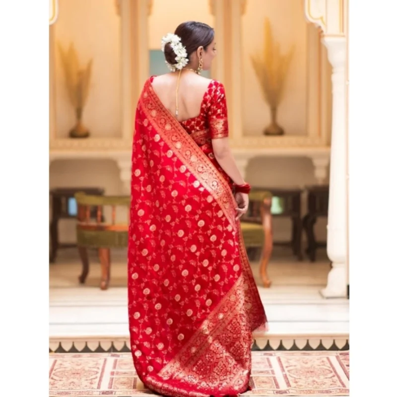 54456612432_1ec9be33a7_o_d-1000x1000-1.webp Generic Women's Silk Printed Saree With Unstitched Blouse 5.5Mtr (Red)