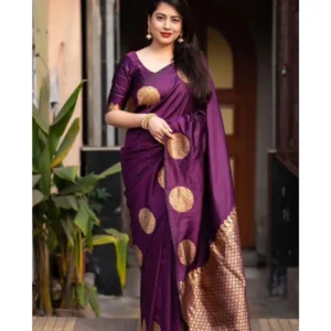 54456612972_738acdeaa0_o_d-1000x1000-1.webp Generic Women's Silk Printed Saree With Unstitched Blouse 5.5Mtr (Wine)