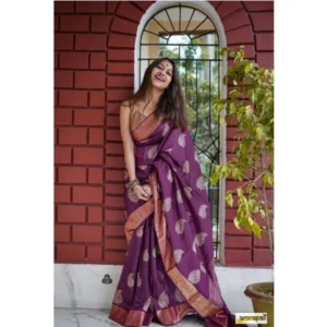 54456614457_f2b94eac0c_o_d-1000x1000-1.webp Generic Women's Silk Printed Saree With Unstitched Blouse 5.5Mtr (Purple)