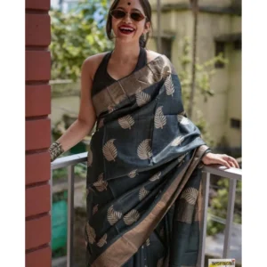 54456614522_b3590d20ee_o_d-1000x1000-1.webp Generic Women's Silk Printed Saree With Unstitched Blouse 5.5Mtr (Black)