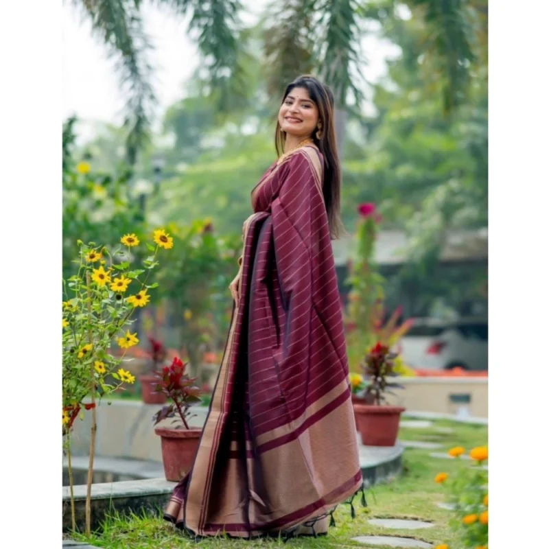 54456616062_509b3e71cd_o_d-1000x1000-1.webp Generic Women's Silk Printed Saree With Unstitched Blouse 5.5Mtr (Maroon)