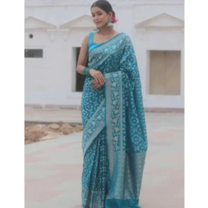54456616112_87fcccdebb_o_d-1000x1000-1.webp Generic Women's Silk Printed Saree With Unstitched Blouse 5.5Mtr (Sky Blue)