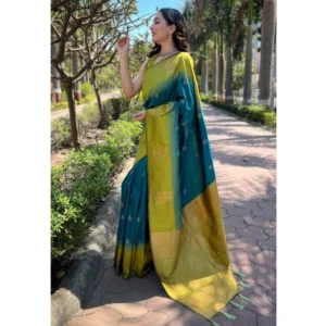 54456632697_ec45afbd0c_o_d-1000x1000-1.webp Generic Women's Silk Printed Saree With Unstitched Blouse 5.5Mtr (Rama)