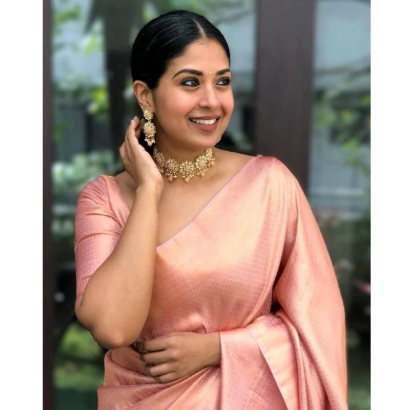 54456632732_1f1eea805d_o_d-1000x1000-1.webp Generic Women's Silk Printed Saree With Unstitched Blouse 5.5Mtr (Peach)