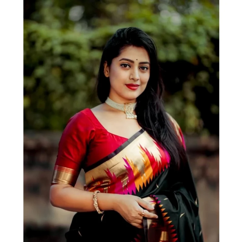 54456633907_b134512342_o_d-1000x1000-1.webp Generic Women's Silk Printed Saree With Unstitched Blouse 5.5Mtr (Multicolor)