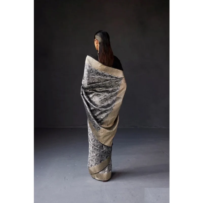 54456634102_aa1786f4ab_o_d-1000x1000-1.webp Generic Women's Silk Printed Saree With Unstitched Blouse 5.5Mtr (Grey)