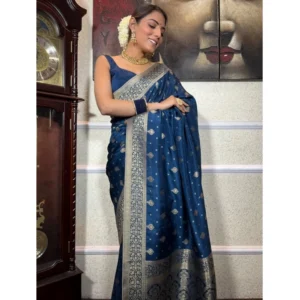 54457451081_75ddb1c069_o_d-1000x1000-1.webp Generic Women's Silk Printed Saree With Unstitched Blouse 5.5Mtr (Rama)