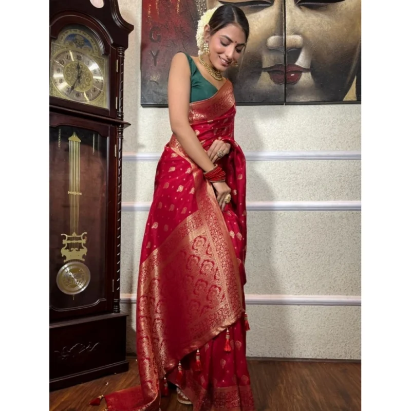 54457451321_05f5237fe5_o_d-1000x1000-1.webp Generic Women's Silk Printed Saree With Unstitched Blouse 5.5Mtr (Red)
