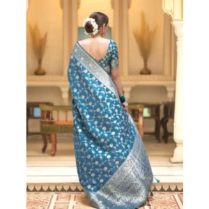 54457451461_d8f8a39ec6_o_d-1000x1000-1.webp Generic Women's Silk Printed Saree With Unstitched Blouse 5.5Mtr (Rama)