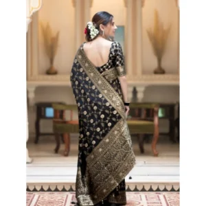 54457451561_97899b951f_o_d-1000x1000-1.webp Generic Women's Silk Printed Saree With Unstitched Blouse 5.5Mtr (Black)