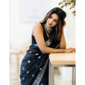 54457454776_d8dc87c627_o_d-1000x1000-1.webp Generic Women's Cotton Printed Saree With Unstitched Blouse 5.5Mtr (Black)
