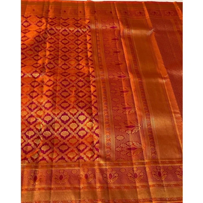 54457470686_e093cf8d4a_o_d-1000x1000-1.webp Generic Women's Silk Printed Saree With Unstitched Blouse 5.5Mtr (Red)