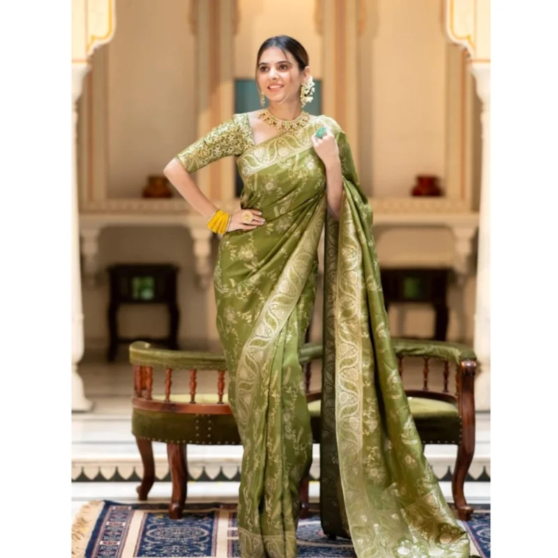 54457625696_388c7cc0f1_o_d-1000x1000-1.webp Generic Women's Silk Printed Saree With Unstitched Blouse 5.5Mtr (Olive Green)