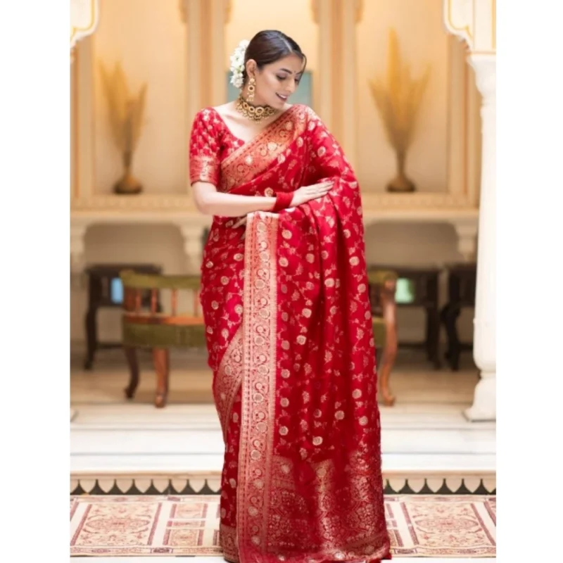 54457640979_4028d2a2bb_o_d-1000x1000-1.webp Generic Women's Silk Printed Saree With Unstitched Blouse 5.5Mtr (Red)