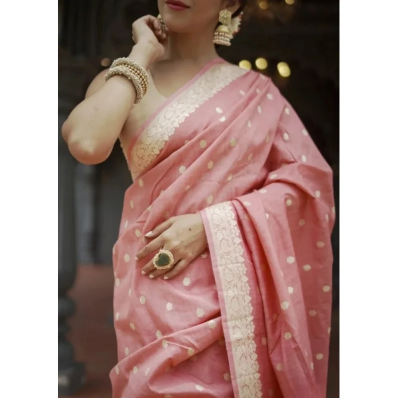 54457643009_5441196615_o_d-1000x1000-1.webp Generic Women's Cotton Printed Saree With Unstitched Blouse 5.5Mtr (Peach)