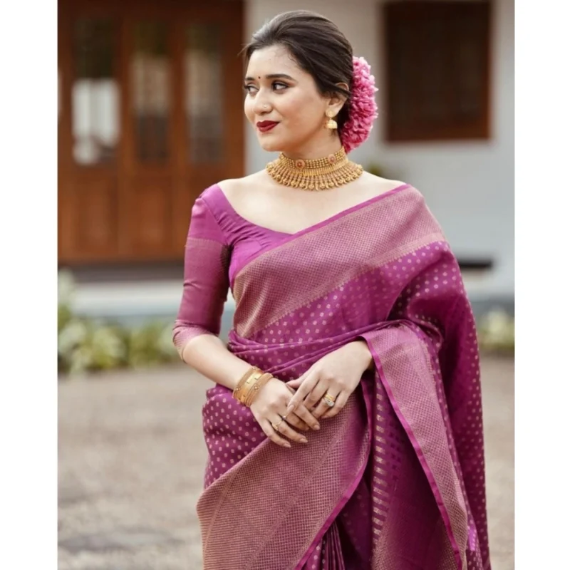 54457643204_732d226bfe_o_d-1000x1000-1.webp Generic Women's Silk Printed Saree With Unstitched Blouse 5.5Mtr (Purple)