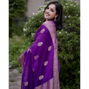 54457643799_f7e450c9fe_o_d-1000x1000-1.webp Generic Women's Silk Printed Saree With Unstitched Blouse 5.5Mtr (Purple)