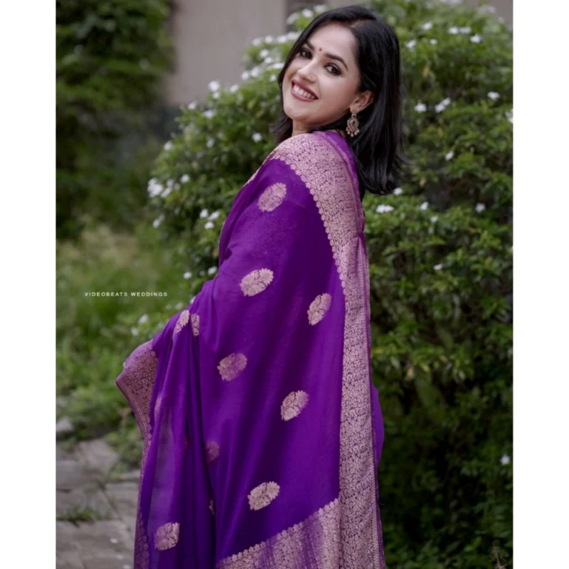 54457643799_f7e450c9fe_o_d-1000x1000-1.webp Generic Women's Silk Printed Saree With Unstitched Blouse 5.5Mtr (Purple)