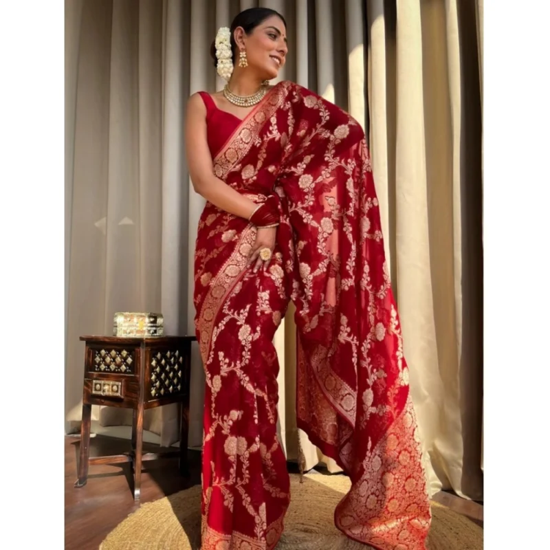 54457646149_042df86f83_o_d-1000x1000-1.webp Generic Women's Silk Printed Saree With Unstitched Blouse 5.5Mtr (Red)