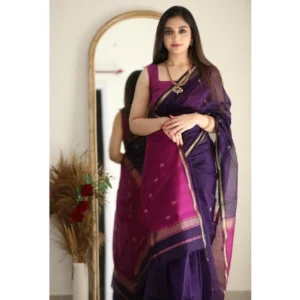 54457646389_4d173336f3_o_d-1000x1000-1.webp Generic Women's Cotton Printed Saree With Unstitched Blouse 5.5Mtr (Navy Blue)
