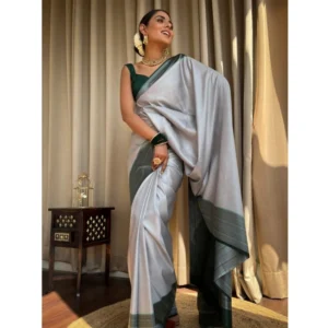 54457661224_49af4d1e11_o_d-1000x1000-1.webp Generic Women's Silk Printed Saree With Unstitched Blouse 5.5Mtr (Grey)